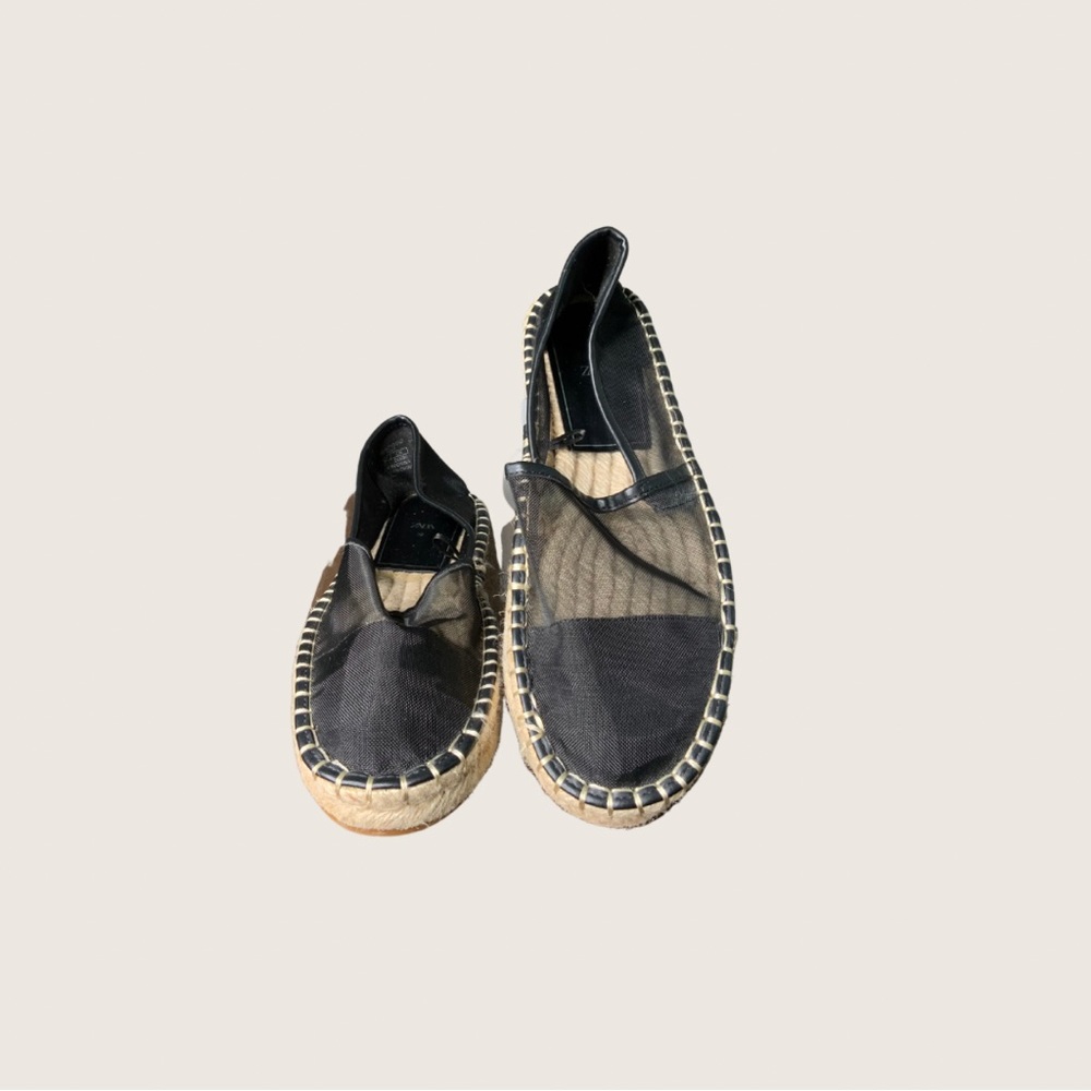 Zara Mesh Espadrille Shoes Sz. 8